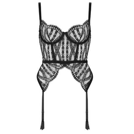 COCO DE MER Lace Basque Kiana Black