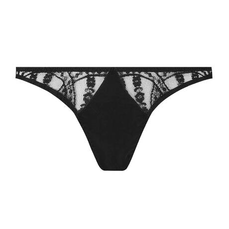 COCO DE MER Lace Open brief Kiana Black