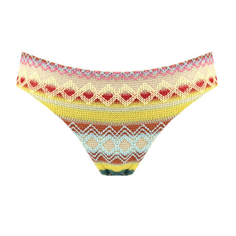 LULI FAMA Brief bikini bottom High Noon Heat Multicolored