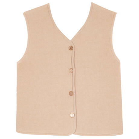 LE CHAT Gilet sans manches Montauk Beige