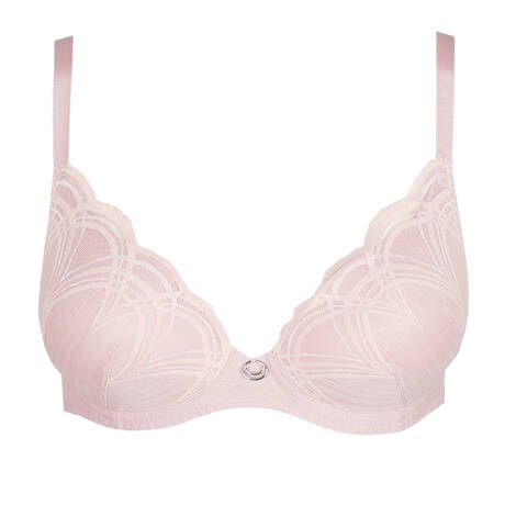 MARIE JO Soutien-gorge coques forme cœur en dentelle Cathia Bois de Rose