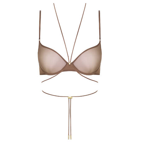 MAISON CLOSE Soutien-gorge corbeille French Kiss Light Moka