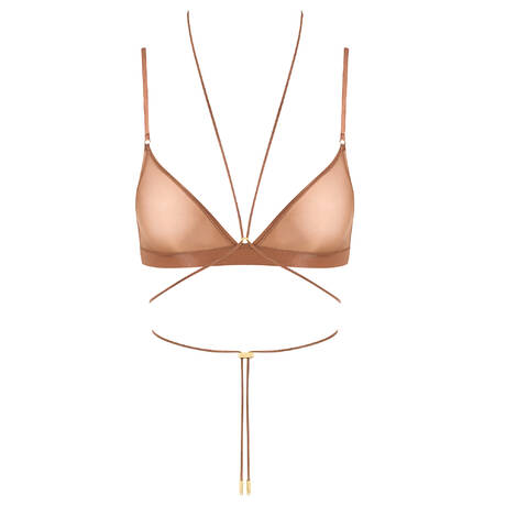 MAISON CLOSE Soutien-gorge triangle French Kiss Light Sienna