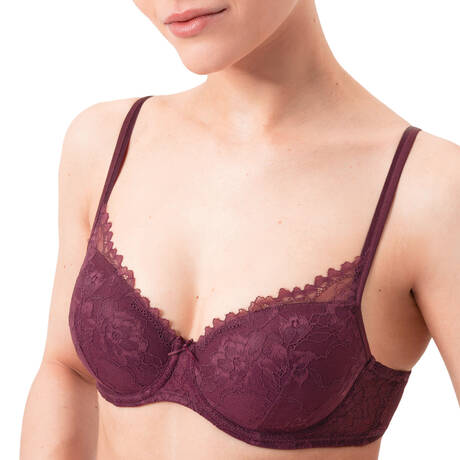 MEY Padded bra lace Fabulous Boysenberry