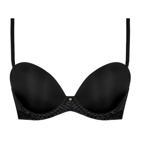 AUBADE Soutien-gorge bandeau push-up Sheer Emotion Noir