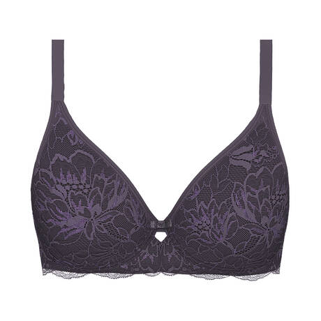 TRIUMPH Lace T-shirt bra Amourette Charm Ink Grey