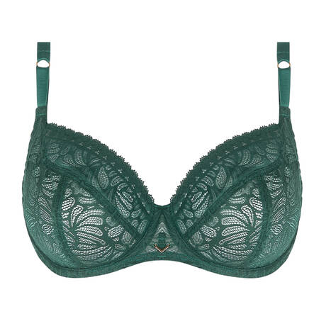 ANTIGEL Demi-cup bra fitting lace Atelier Séduction Vert Anglais