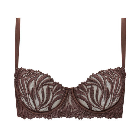 COCO DE MER Demi-cup bra Tamia Mocha