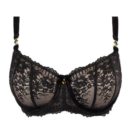 DITA VON TEESE Lace Full-cup bra Floradora Black