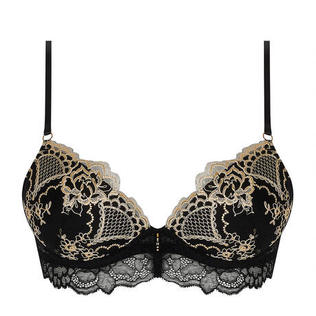 LISE CHARMEL Lace Padded bra Sublime En Or Noir Éclat