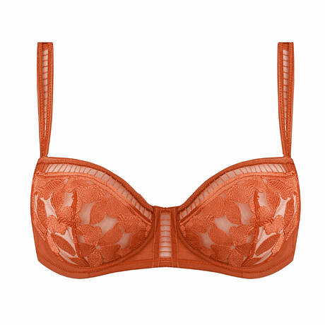 MAISON LEJABY Demi-cup bra Magnolia Rooïbos