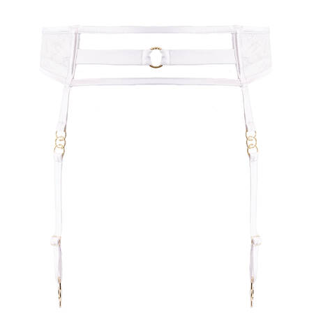 LIVY Porte-jarretelles en soie Adorn Blanc