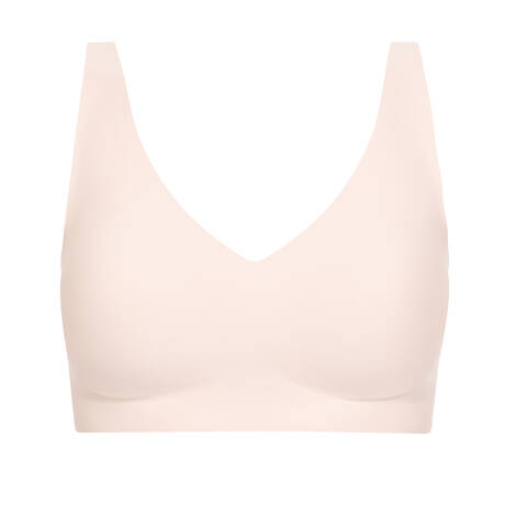 CHANTELLE Invisible Plunge padded brassiere bra Soft Stretch Power Beige Doré