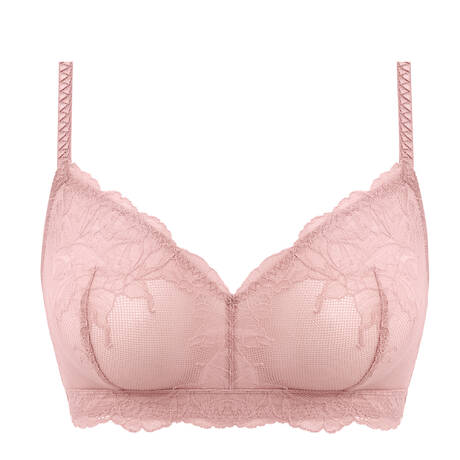 WACOAL Wireless bra lace Vivid Attraction Woodrose