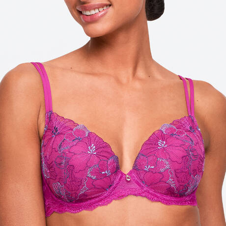 MARIE JO Soutien-gorge coques forme cœur Noemy Fuchsia Fiesta