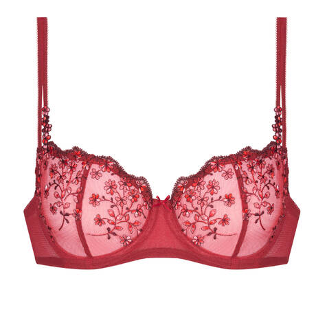 MEY Demi-cup bra Delightful Gala Red