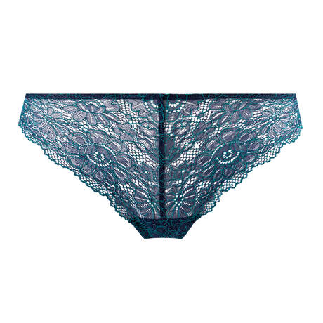 SIMONE PÉRÈLE Lace Tanga Poème Saphir