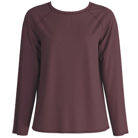 CALIDA T-shirt manches longues DSW Balancing Black Cherry
