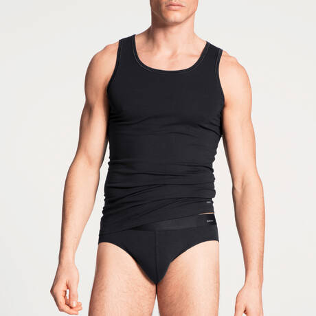 2 pieces set CALIDA Cotton Code Black