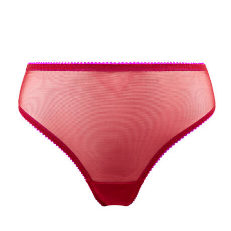 DORA LARSEN High-waisted panty Romilly Clean Purple