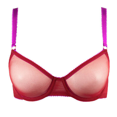 DORA LARSEN Demi-cup bra Romilly Clean Purple