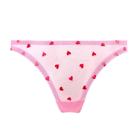DORA LARSEN String Priya Heart Flamingo Pink