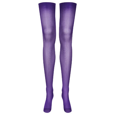 MAISON CLOSE 40 denier Stockings Les Coquetteries Purple