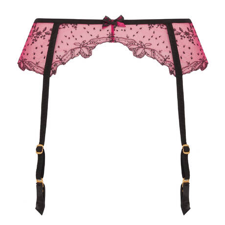 AGENT PROVOCATEUR Garter belt Graice Black/Pink