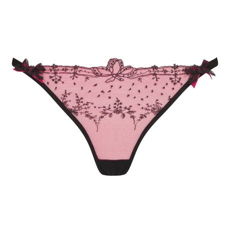 AGENT PROVOCATEUR Thong Graice Black/Pink