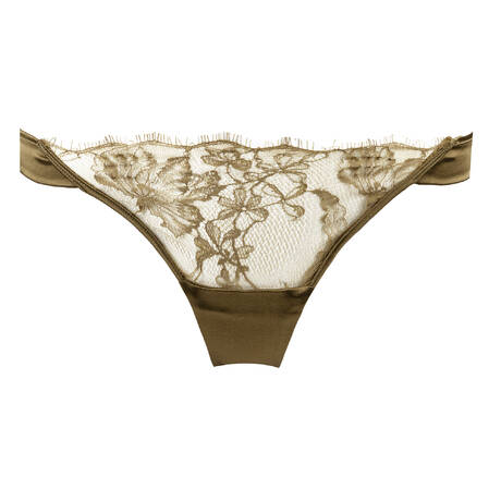 LIVY Silk and lace Tanga Dahlia Street Bronze