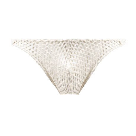 ES COLLECTION Men's brief Raw Crochet Beige