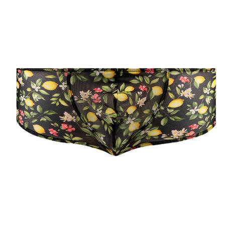 ADDICTED Men's boxer brief Lemon Garden Black