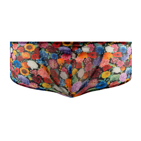 ADDICTED Men's boxer brief Summer Garden Black