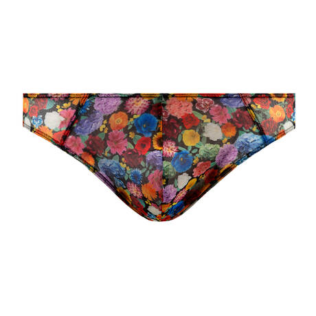 ADDICTED Men's brief Summer Garden Black