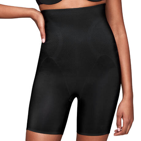 TRIUMPH Shaping high waisted mid-thigh panty Body Make-Up Illusion Curve Black