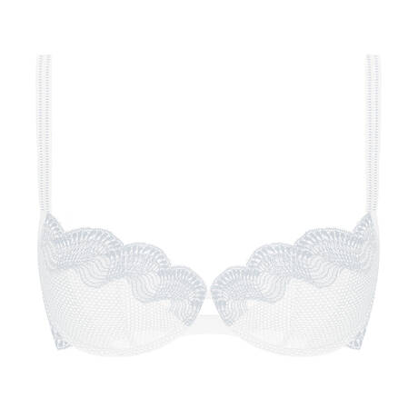 TRIUMPH Halbschalen-BH aus Spitze Comfort Glam Silk White