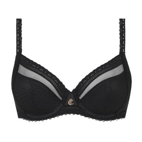 CHANTELLE Lace Full-cup bra Romance Black