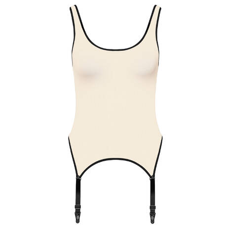 MAISON CLOSE Guêpière Pure Tentation Noir Nude