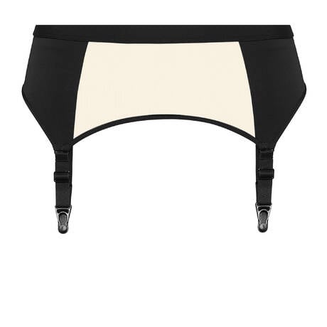 MAISON CLOSE Garter belt Pure Tentation Noir Nude