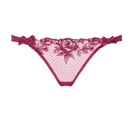 AGENT PROVOCATEUR Lace Brief Rosia Burgundy
