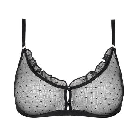 ATELIER AMOUR Soutien-gorge brassière Coup de foudre Noir