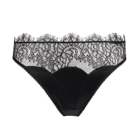 DITA VON TEESE Lace Brief Esther Black