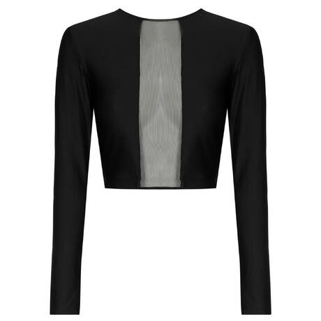 SARDA Long-sleeved crop top Chalmers Black