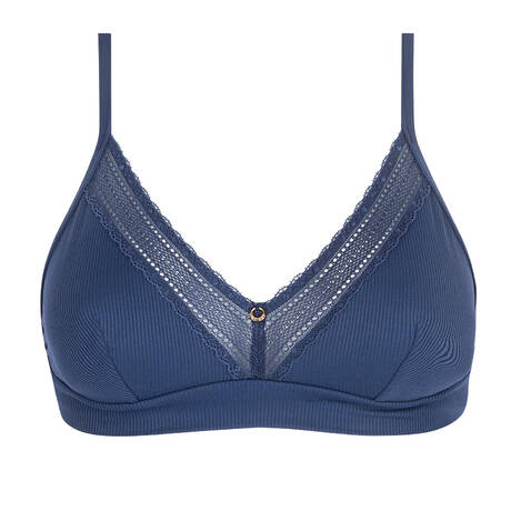 ANTIGEL Triangle bra En Mode Yoga Bleu Yoga