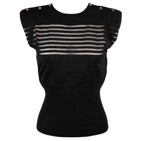 LIVY Pull sans manches Baylee Noir