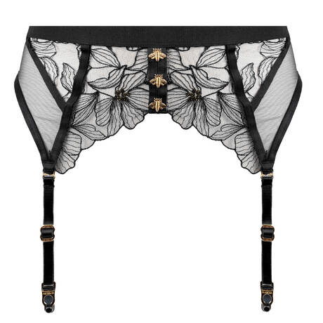 SHIKKOSA Garter belt Honey Black