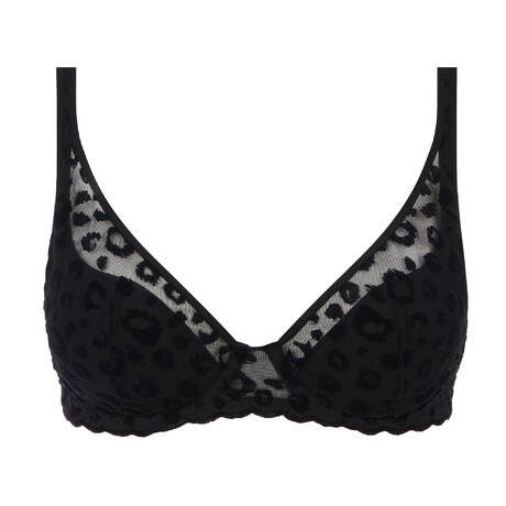 CHANTELLE Padded triangle bra Pulp Girls Black