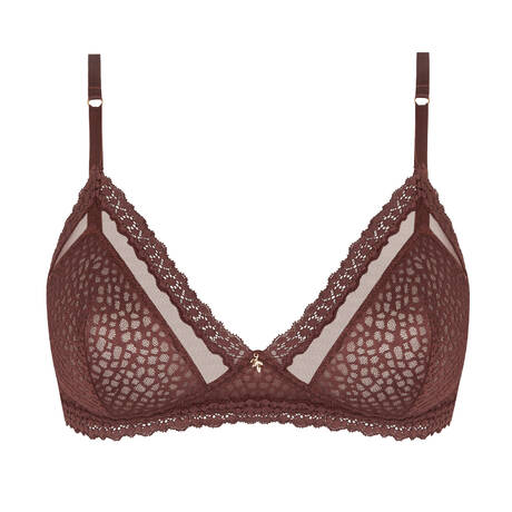 ANTIGEL Soutien-gorge triangle en dentelle Exquise en Dentelle Cappuccino