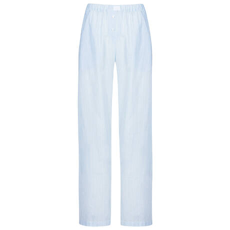 MEY Cotton Pants Cotton Stripes Powder Blue