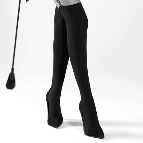 MAISON CLOSE Bas opaque 70 deniers Les Coquetteries Noir